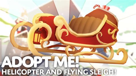 festive deliveries sleigh adopt me